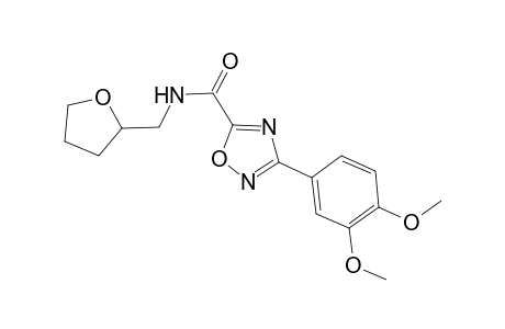 1,2,4-Oxadiazole-5-carboxamide, 3-(3,4-dimethoxyphenyl)-N-[(tetrahydro-2-furanyl)methyl]-