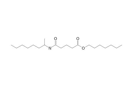 Glutaric acid, monoamide, N-(2-octyl)-, heptyl ester