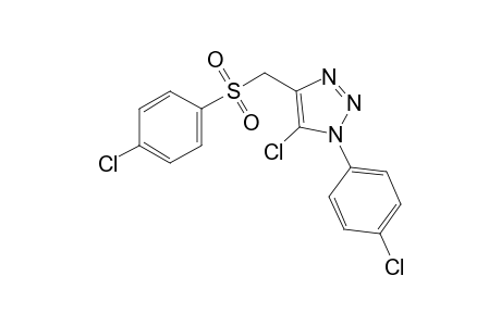 5-chloro-1-(p-chlorophenyl)-4-{[(p-chlorophenyl)sulfonyl]methyl}-1H-1,2,3-triazole