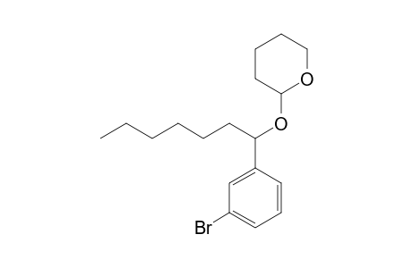 Tetrahydropyran, 2-[1-(3-bromophenyl)heptyloxy]-