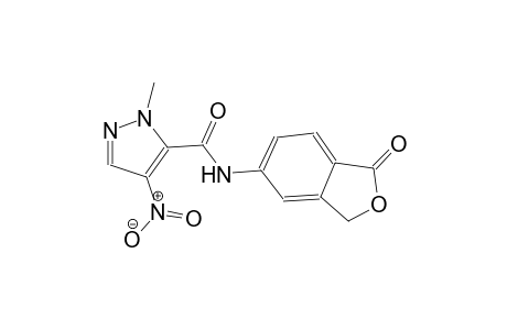 1-methyl-4-nitro-N-(1-oxo-1,3-dihydro-2-benzofuran-5-yl)-1H-pyrazole-5-carboxamide