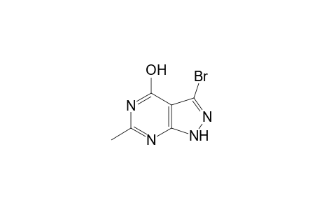 2-Methyl-5-bromo-4(3H)-oxo-7H-pyrazolo[3,4-d]pyrimidine