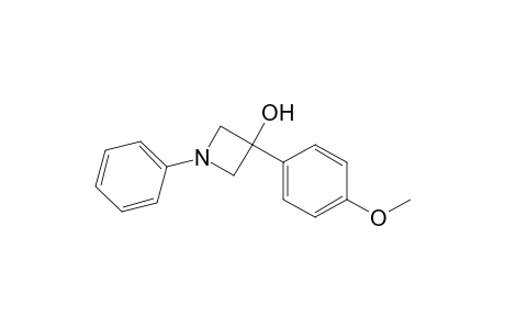 3-(4-Methoxyphenyl)-1-phenylazetidin-3-ol