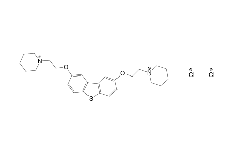 2,8-bis(2-piperidinoethoxy)dibenzothiophene, dihydrochloride