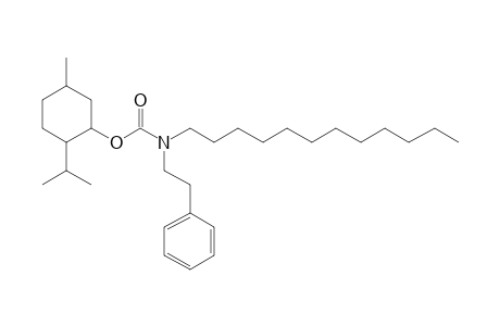 Carbonic acid, monoamide, N-(2-phenylethyl)-N-dodecyl-, menthyl ester