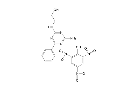 2-[(4-amino-6-phenyl-s-triazin-2-yl)amino]ethanol, monopicrate