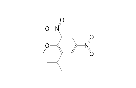 Benzene, 2-methoxy-1-(1-methylpropyl)-3,5-dinitro-