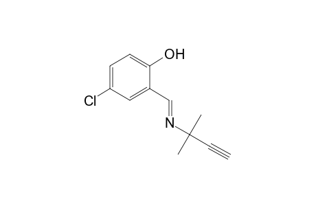 4-chloro-2-[N-(1,1-dimethyl-2-propynyl)formimidoyl]phenol