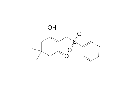 2-cyclohexen-1-one, 3-hydroxy-5,5-dimethyl-2-[(phenylsulfonyl)methyl]-