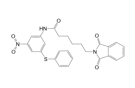 6-(1,3-Dioxo-1,3-dihydro-2H-isoindol-2-yl)-N-[3-nitro-5-(phenylsulfanyl)phenyl]hexanamide
