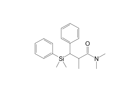 (2RS,3SR)-3-Dimethyl(phenyl)silyl-2,N,N-trimethyl-3-phenylpropionamide