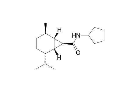 (1S,2R,5S,6R,7R)-N-Cyclopentyl-2-methyl-5-(1-methylethyl)bicyclo[4.1.0]heptane-7-carboxamide