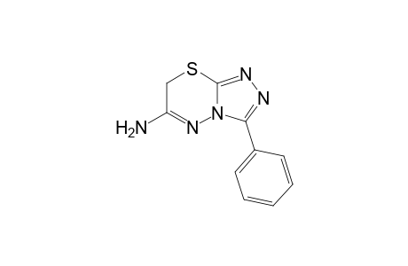 6-Amino-3-phenyl-7H-s-triazolo[3,4-b][1,3,4]thiadiazine