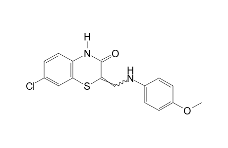 2-[(p-ANISIDINO)METHYLENE]-7-CHLORO-2H-1,4-BENZOTHIAZIN-3(4H)-ONE