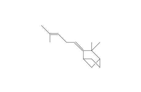 2-METHYL-5-(3',3'-DIMETHYLBICYCLO-[2.2.1]-HEPT-2'-YLIDENE)-PENT-2-ENE;ISOSANTALENE