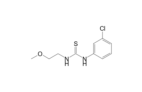 N-(3-chlorophenyl)-N'-(2-methoxyethyl)thiourea