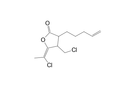 2-Methylene-3-(chloromethyl)-4-(1'-chyloropentylidene)-tetrahydrofuran-5-one