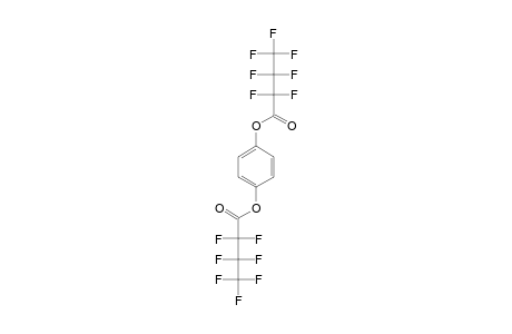 Hydroquinone, bis(heptafluorobutyrate)