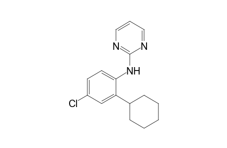 N-(4-Chloro-2-cyclohexylphenyl)pyrimidin-2-amine