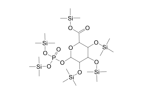 D-Galactopyranuronic acid, 2,3,4-tris-o-(trimethylsilyl)-, trimethylsilyl ester, bis(trimethylsilyl) phosphate