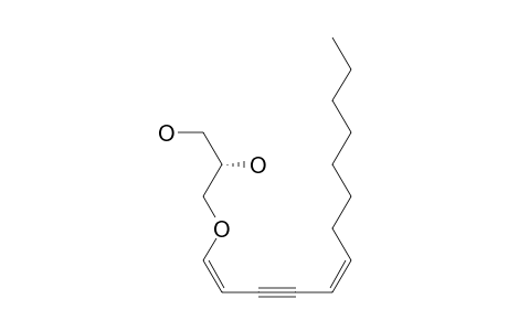 (2S)-3-[(1Z,5Z)-trideca-1,5-dien-3-ynoxy]propane-1,2-diol