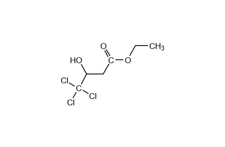 3-hydroxy-4,4,4-trichlorobutyric acid, ethyl ester