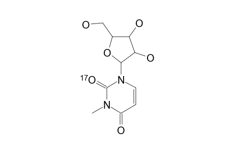 [2-17O]-N3-METHYLURIDINE