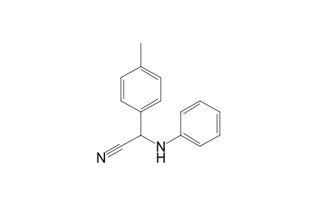 2-(4-Methylphenyl)-2-phenylazanyl-ethanenitrile