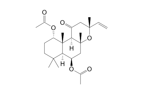 PLECTRORNATIN-C;1-ALPHA-6-BETA-DIACETEOXY-8-ALPHA,13R*-EPOXY-14-LABDEN-11-ONE