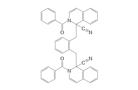 1,1'-(o-Phenylenedimethylene)bis(2-benzoyl-1,2-dihydroisoquinaldonitrile)