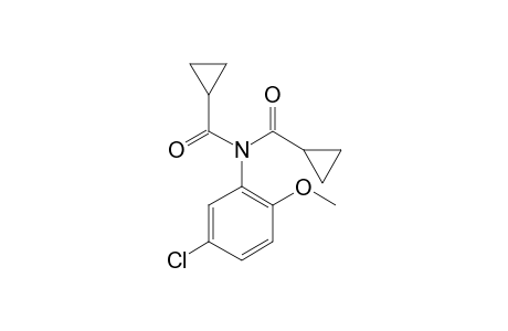 Cyclopropanecarboxamide, N-cyclopropanecarbonyl-N-(5-chloro-2-methoxyphenyl)-