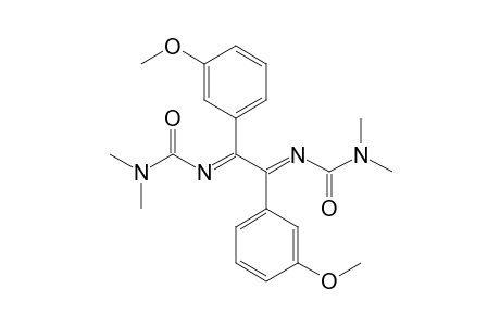 (3E)-3-[(2E)-2-(dimethylcarbamoylimino)-1,2-bis(3-methoxyphenyl)ethylidene]-1,1-dimethyl-urea