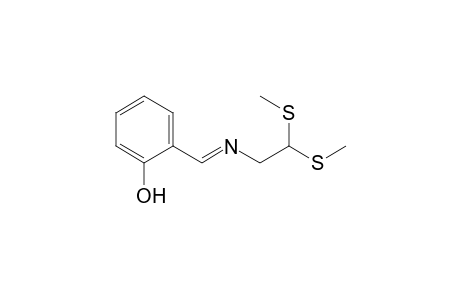 2,2-Dimethylthio-N-salicylideneethylamine