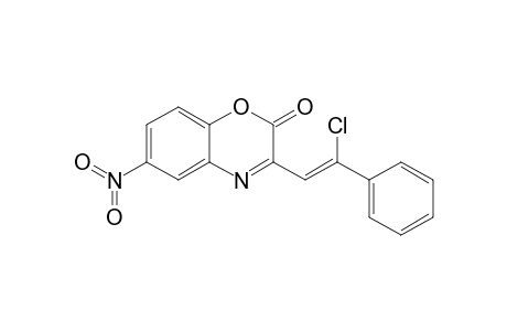 6-Nitrio-3-(2'-chloro-3-phenylvinyl)-2H-1,4-benzooxazin-2-one