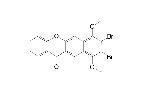 3,4-DIBrOMO-2,5-DIMETHOXYBENZO-[B]-XANTHONE