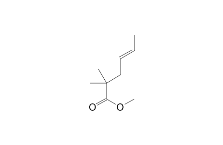 (E)-Methyl 2,2-dimethylhex-4-enoate