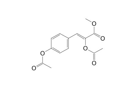 2-(Acetyloxy)-3-[4-(acetyloxy)phenyl]prop-2-enoicacid methyl ester