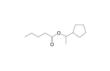 Pentanoic acid, 1-cyclopentylethyl ester