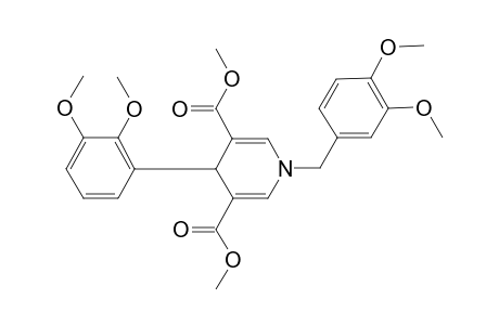 4-(2,3-dimethoxyphenyl)-1-veratryl-4H-pyridine-3,5-dicarboxylic acid dimethyl ester