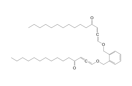 1,2-Bis(4-oxopentadeca-1,2-dienyloxymethyl)benzene