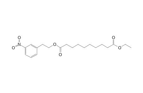 Sebacic acid, ethyl 2-(3-nitrophenyl)ethyl ester