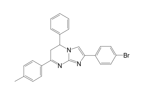 2-(4-Bromophenyl)-5-phenyl-7-p-tolyl-5,6-dihydroimidazo[1,2-a]pyrimidine