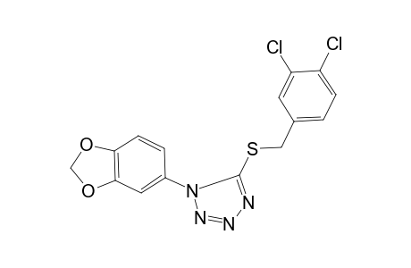 1-(1,3-benzodioxol-5-yl)-1H-tetraazol-5-yl 3,4-dichlorobenzyl sulfide