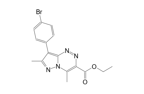 ethyl 8-(4-bromophenyl)-4,7-dimethylpyrazolo[5,1-c][1,2,4]triazine-3-carboxylate