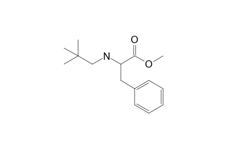 Methyl 2-[N-(2',2'-dimethylpropyl)amino]-3-phenylpropanoate