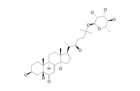 2-DEOXY-ECDYSONE-25-ALPHA-L-RHAMNOPYRANOSIDE