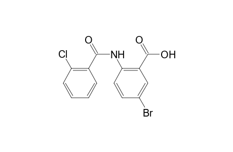 5-Bromo-2-[(2-chlorobenzoyl)amino]benzoic acid