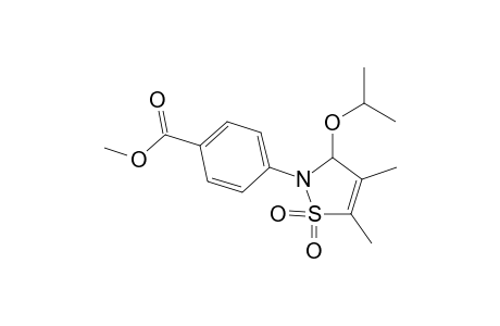 3-Isopropoxy-2-[4-(methoxycarbonyl)phenyl]-4,5-dimethyl-32,3-dihydroisothiazole 1,1-dioxide