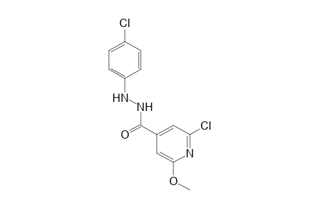 2-chloro-6-methoxyisonicotinic acid, 2-(p-chlorophenyl)hydrazide