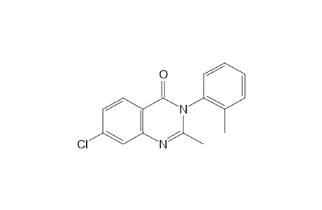 7-chloro-2-methyl-3-(o-tolyl)-4(3H)-quinazolinone